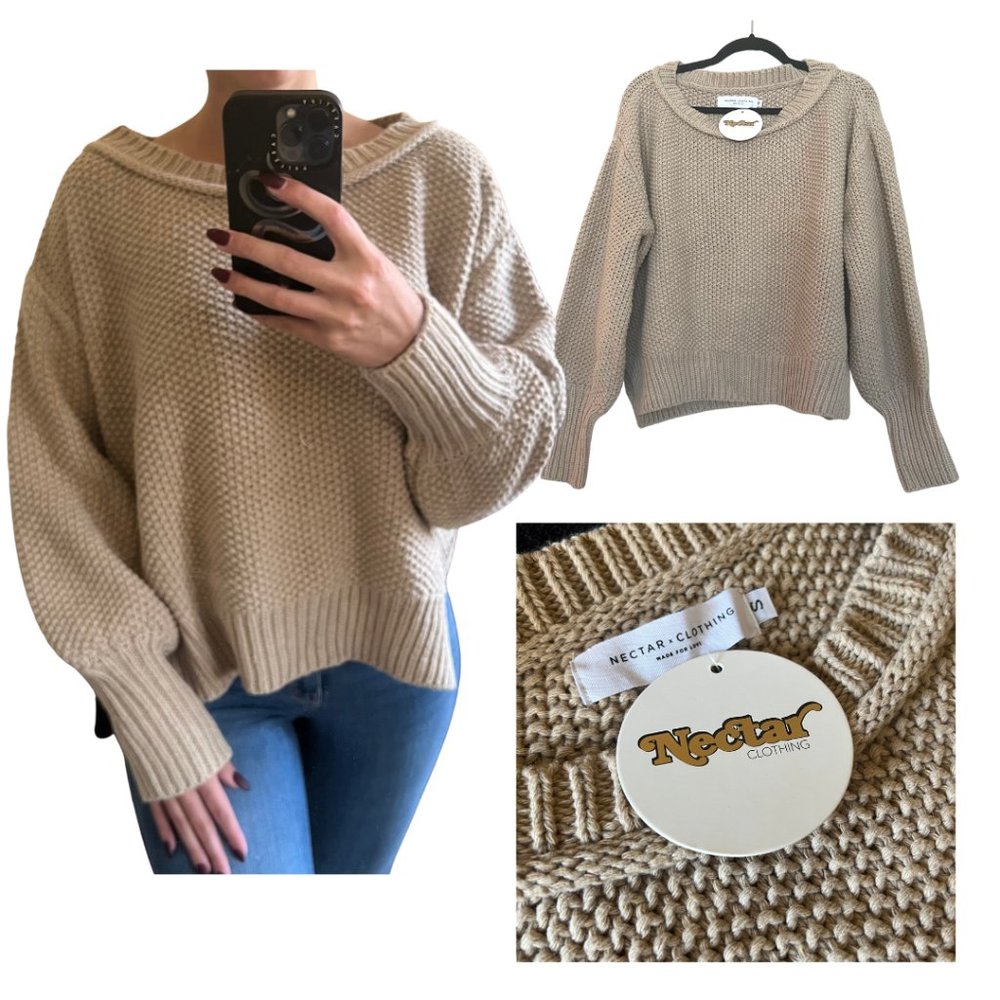 Nectar Clothing Knit Sweater | Taupe | S